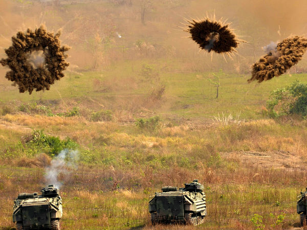 ನೀರಲ್ಲೂ, ನೆಲದಲ್ಲೂ ದಾಳಿಯಿಡಬಲ್ಲ ಅಮೆರಿಕನ್ ಯುದ್ಧ ವಾಹನ 