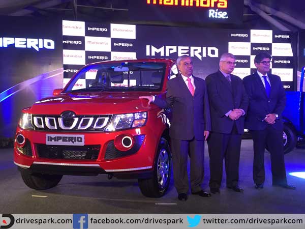ಮಹೀಂದ್ರ ಇಂಪಿರಿಯೊ ಸಣ್ಣ ಪಿಕಪ್ ಟ್ರಕ್ ಭರ್ಜರಿ ಎಂಟ್ರಿ