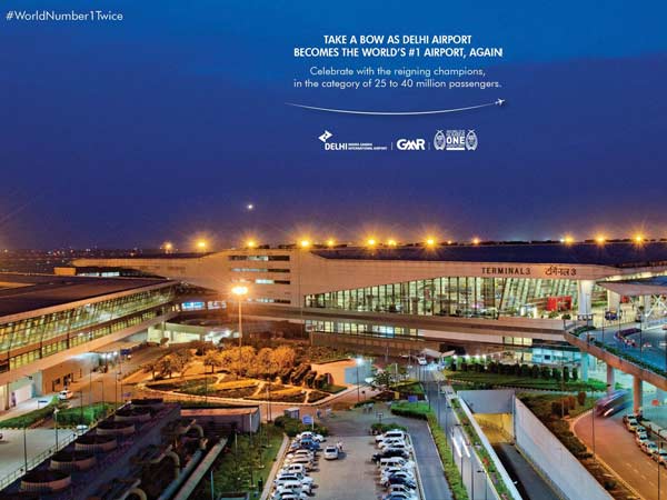 ಸತತ ಎರಡನೇ ಬಾರಿಗೂ ದೆಹಲಿ ವಿಮಾನ ನಿಲ್ದಾಣ ವಿಶ್ವಕ್ಕೆ ಅಗ್ರ