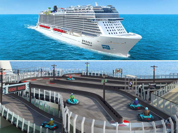 ಜಗತ್ತಿನಲ್ಲೇ ಮೊದಲ ಬಾರಿಗೆ ಹಡಗಿನಲ್ಲಿ ರೇಸ್ ಟ್ರ್ಯಾಕ್ 