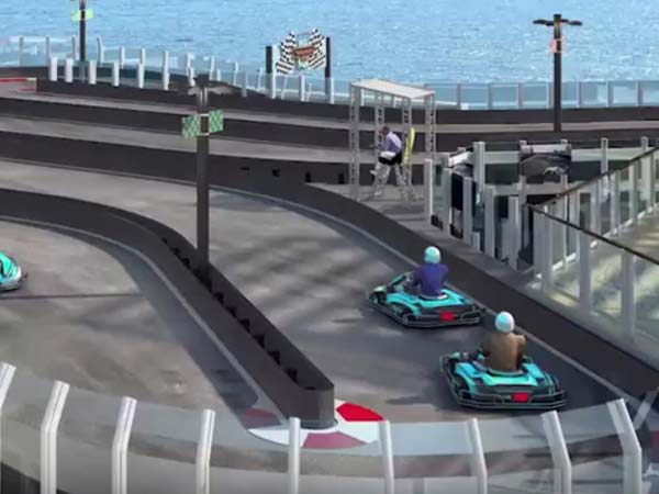 ಜಗತ್ತಿನಲ್ಲೇ ಮೊದಲ ಬಾರಿಗೆ ಹಡಗಿನಲ್ಲಿ ರೇಸ್ ಟ್ರ್ಯಾಕ್ 