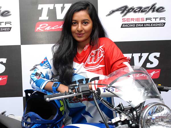 ಟಿವಿಎಸ್ ರೇಸಿಂಗ್ ತಂಡದಲ್ಲಿ ಬೆಂಗಳೂರಿನ ಉದಯೋನ್ಮುಖ ಪ್ರತಿಭೆ ಶ್ರೇಯಾ