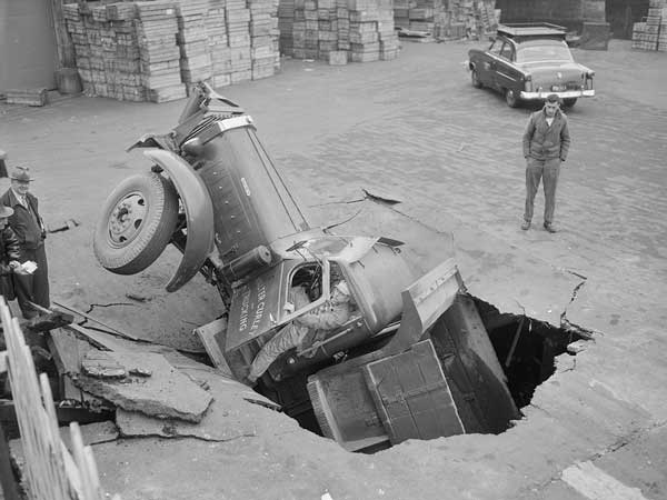 ಏಳು ಟನ್ ಭಾರದ ಟ್ರಕ್ ಅಪಘಾತ 