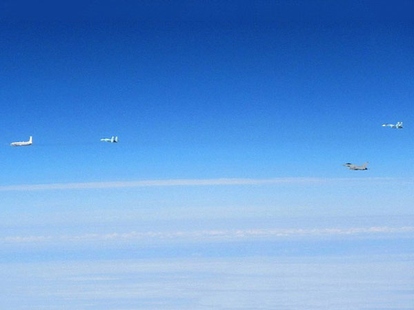 ಪ್ರಕ್ಷುಬ್ಧ ಸ್ಥಿತಿಯಲ್ಲಿ ರಷ್ಯಾ ಜೆಟ್ ವಿಮಾನಗಳನ್ನು ತಡೆಹಿಡಿದ ಆರ್‌ಎಎಫ್ ಪಡೆ 