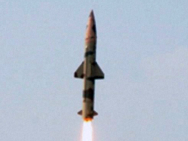 ಗಗನಕ್ಕೆ ಚಿಮ್ಮಿದ ಪೃಥ್ವಿ-2 ಖಂಡಾಂತರ ಕ್ಷಿಪಣಿ 