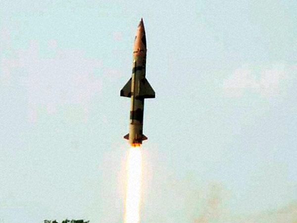 ಗಗನಕ್ಕೆ ಚಿಮ್ಮಿದ ಪೃಥ್ವಿ-2 ಖಂಡಾಂತರ ಕ್ಷಿಪಣಿ 