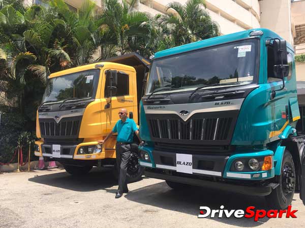 ಮಹೀಂದ್ರ ಬ್ಲೇಝೋ ಶ್ರೇಣಿಯ ಟ್ರಕ್ ಗಳು ಬಿಡುಗಡೆ 