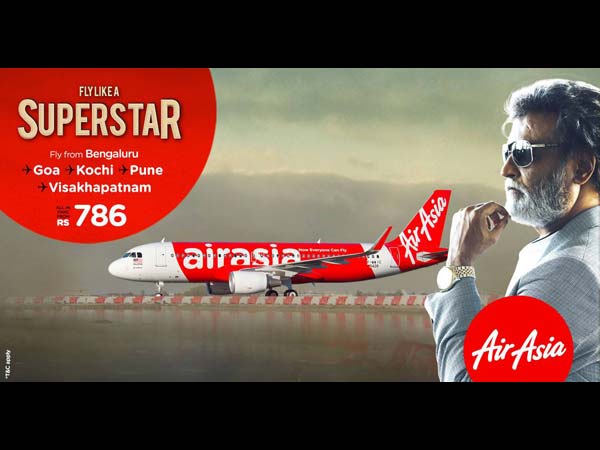 ಎಲ್ಲೆಡೆ 'ಕಬಾಲಿ'ಮಯ; ಬೆಂಗಳೂರಿನಿಂದ 'ಸೂಪರ್ ಸ್ಟಾರ್' ತರಹನೇ ಹಾರಾಡಿ!