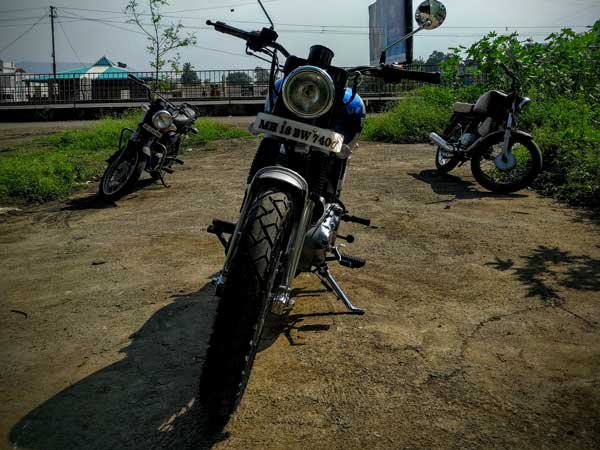 ಮನಸೆಳೆದ ಡುಕಾಟಿ ಸ್ಕ್ರ್ಯಾಂಬ್ಲರ್ ಶೈಲಿಯ ಎನ್ ಫೀಲ್ಡ್ ಬುಲೆಟ್!