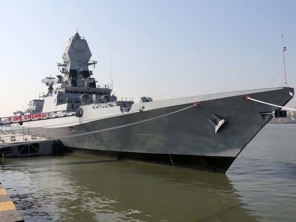 ಭಾರತೀಯ ನಾವಿಕಪಡೆಗೆ ಭೀಮ ಬಲ; ಕ್ಷಿಪಣಿ ನಾಶಕ ಐಎನ್‌ಎಸ್ ಚೆನ್ನೈ ಸೇರ್ಪಡೆ