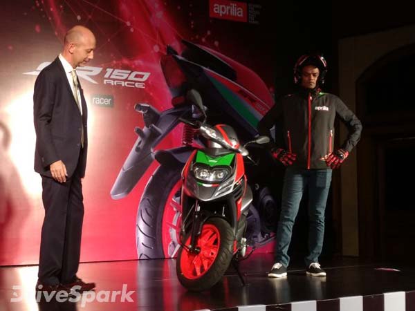 ಶಕ್ತಿಶಾಲಿ ಸ್ಕೂಟರ್ ಎಪ್ರಿಲಿಯಾ ಎಸ್ಆರ್ 150 ರೇಸ್ ಆವೃತ್ತಿ ಬಿಡುಗಡೆ