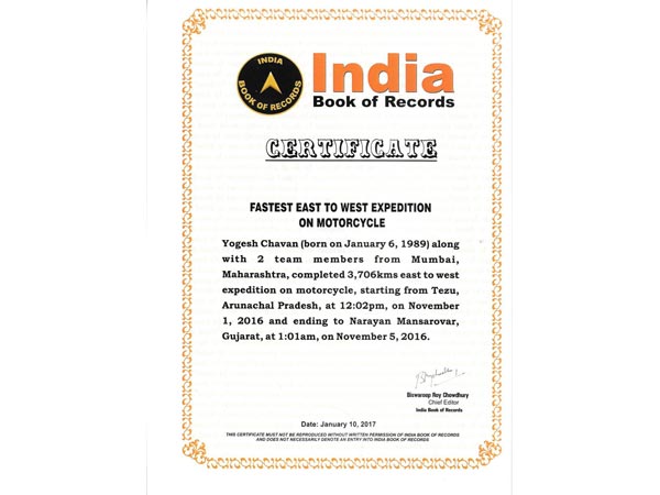 ಇವರು ಮೊಜೊ ಬೈಕಿನಲ್ಲಿ ಭಾರತದ ಪೂರ್ವ ದಿಕ್ಕಿನಿಂದ ಪಶ್ಚಿಮ ದಿಕ್ಕಿಕ್ಕೆ ತಲುಪಿದ ಸಮಯ ಕೇಳಿದರೆ ಅಚ್ಚರಿ ಪಡ್ತೀರಾ !!