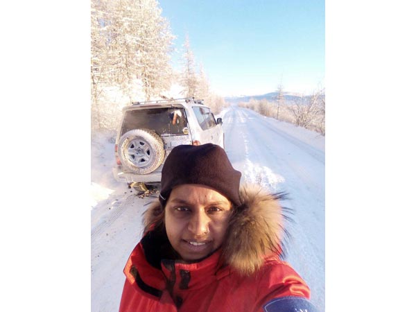 ಕಂಡ ಕನಸು ನನಸಾಯ್ತು; ವಿಶ್ವದ ಅಂತ್ಯಂತ ಶೀತಪ್ರದೇಶ ತಲುಪಿದ ಬೆಂಗಳೂರು ಮಹಿಳೆ..!!