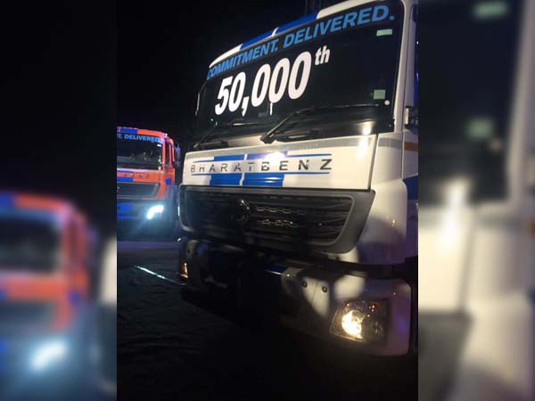 ಟ್ರಕ್ ಮಾರಾಟದಲ್ಲಿ ಭಾರತ್ ಬೆಂಝ್ ಹೊಸ ಮೈಲಿಗಲ್ಲು..!!