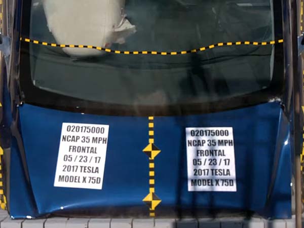 ಕ್ರ್ಯಾಶ್ ಟೆಸ್ಟಿಂಗ್ನಲ್ಲಿ 5 ಸ್ಟಾರ್ ರೇಟಿಂಗ್ ಪಡೆದ ಟೆಸ್ಲಾ ಮಾಡೆಲ್ ಎಕ್ಸ್..! ಕ್ರ್ಯಾಶ್ ಟೆಸ್ಟಿಂಗ್ನಲ್ಲಿ 5 ಸ್ಟಾರ್ ರೇಟಿಂಗ್ ಪಡೆದ ಟೆಸ್ಲಾ ಮಾಡೆಲ್ ಎಕ್ಸ್..!