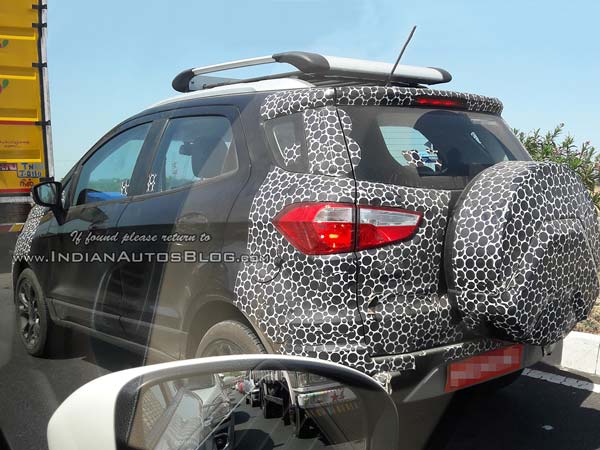 2017 ಫೋರ್ಡ್ ಇಕೊಸ್ಪೋರ್ಟ್ 'ಪ್ಯಾಂಥರ್ ಬ್ಲ್ಯಾಕ್' ಕಾರಿನ ಸ್ಪೈ ಚಿತ್ರ ಸೋರಿಕೆ