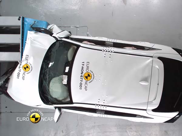 ಕ್ರ್ಯಾಶ್ ಟೆಸ್ಟಿಂಗ್‌ನಲ್ಲಿ ಹೋಂಡಾ ಸಿವಿಕ್ ಪಡೆದ ರೇಟಿಂಗ್ ಎಷ್ಟು?