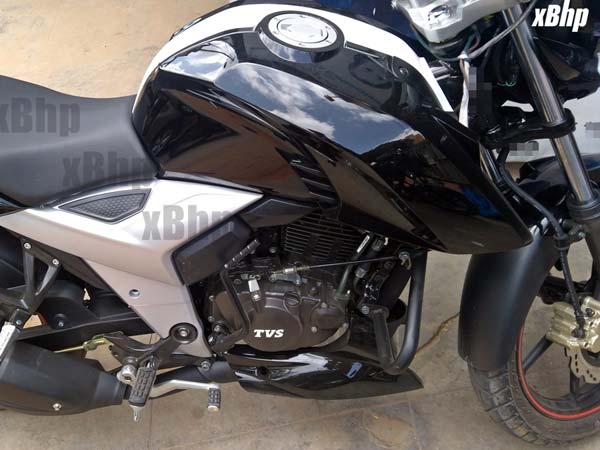 ಅಪಾಚೆ ಆರ್‌ಟಿಆರ್ 160 ಬೈಕಿನ ಸ್ಪೈ ಚಿತ್ರಗಳ ಸೋರಿಕೆ