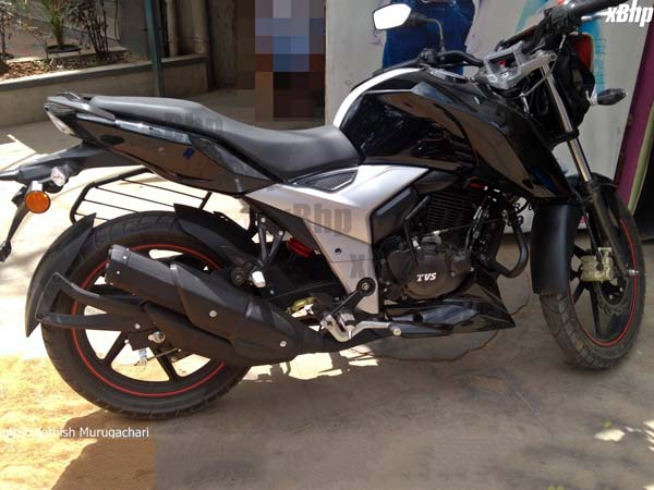 ಅಪಾಚೆ ಆರ್‌ಟಿಆರ್ 160 ಬೈಕಿನ ಸ್ಪೈ ಚಿತ್ರಗಳ ಸೋರಿಕೆ