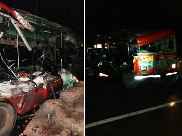 ಬಸ್ ಮತ್ತು ಟೆಂಪೋ ನಡುವೆ ಭೀಕರ ರಸ್ತೆ ಅಪಘಾತ; 9 ಮಂದಿ ಸಾವು