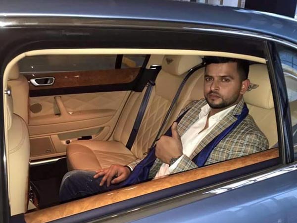 ರೇಂಜ್ ರೋವರ್ ಟಯರ್ ಸ್ಪೋಟ- ಅಪಾಯದಿಂದ ಪಾರಾದ ಸುರೇಶ್ ರೈನಾ..!!