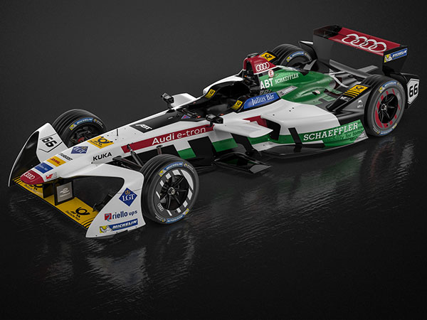 ಇ-ಟ್ರಾನ್ ಎಫ್ಇ 04 ಫಾರ್ಮುಲಾ ಎಲೆಕ್ಟ್ರಿಕ್ ರೇಸ್ ಕಾರನ್ನು ಅನಾವರಣಗೊಳಿಸಿದ ಆಡಿ