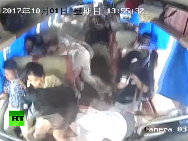 ವಿಡಿಯೋ- ಸಿಸಿಟಿವಿಯಲ್ಲಿ ಸೆರೆಯಾದ ಭೀಕರ ಅಪಘಾತದ ಕ್ಷಣಗಳು