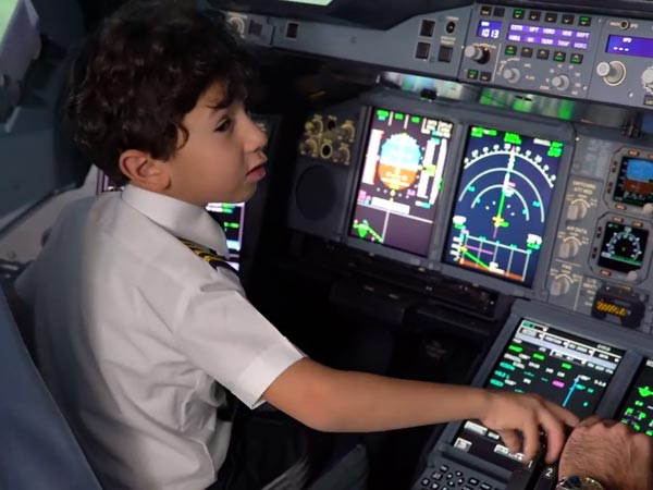 6 ವರ್ಷದ ಬಾಲಕನ ಆಸೆಯನ್ನು ಕೊನೆಗೂ ಈಡೇರಿಸಿದ ಇತಿಹಾದ್ ಏರ್‌ವೇಸ್