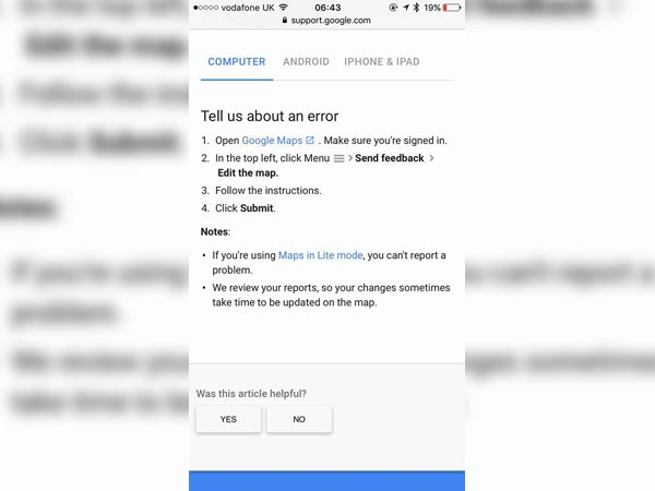 ಗೂಗಲ್ ಮ್ಯಾಪ್‌ನಲ್ಲಿ ರಸ್ತೆಗಳ ಬಗ್ಗೆ ಕನ್ನಡದಲ್ಲಿ ಮಾಹಿತಿ ಪಡೆಯಿರಿ