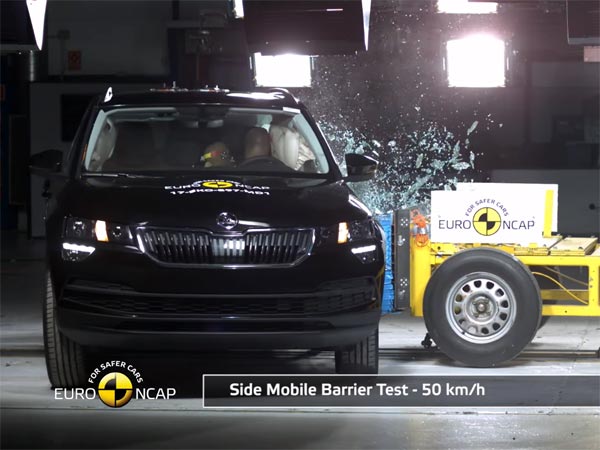 ಎನ್‌ಸಿಎಪಿ ಕ್ರ್ಯಾಶ್ ಟೆಸ್ಟಿಂಗ್‌ನಲ್ಲಿ ಫುಲ್ ಮಾಕ್ಸ್ ಪಡೆದ ಸ್ಕೋಡಾ ಕರೋಕ್