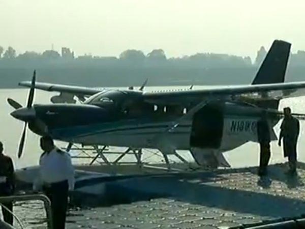 ಸಬರ್ ಮತಿಯಿಂದ ಸೀ ಪ್ಲೇನ್ ಮೂಲಕ ಪ್ರಯಾಣ ಮಾಡಿದ ಪಿಎಂ ಮೋದಿ