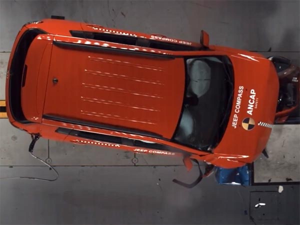 ಆಸ್ಟ್ರೇಲಿಯನ್ ಎನ್‌ಸಿಪಿ ಕ್ರ್ಯಾಶ್ ಟೆಸ್ಟಿಂಗ್‌ನಲ್ಲಿ ಜೀಪ್ ಕಂಪಾಸ್‌ಗೆ 5 ಸ್ಟಾರ್ ರೇಟಿಂಗ್..!!