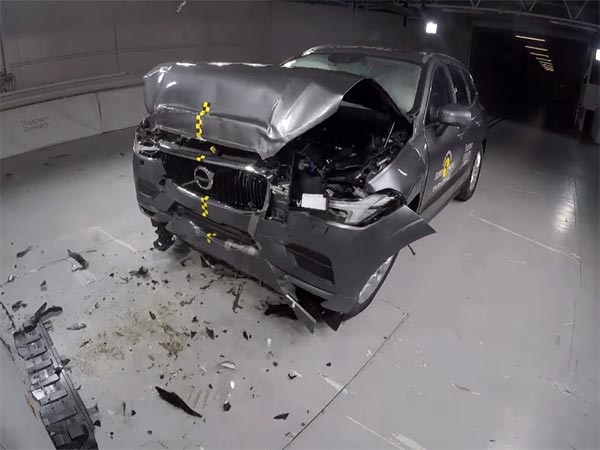 ಎನ್‌ಸಿಎಪಿ ಕ್ರ್ಯಾಶ್ ಟೆಸ್ಟಿಂಗ್‌ನಲ್ಲಿ ಫುಲ್ ಮಾರ್ಕ್ಸ್ ಪಡೆದ ವೊಲ್ವೋ ಎಕ್ಸ್‌ಸಿ 60