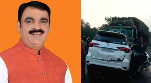 ಲಾರಿ ಮತ್ತು ಫಾರ್ಚೂನರ್ ಮಧ್ಯೆ ಡಿಕ್ಕಿ- ಬಿಜೆಪಿ ಶಾಸಕ ಸ್ಥಳದಲ್ಲೇ ಸಾವು..!!