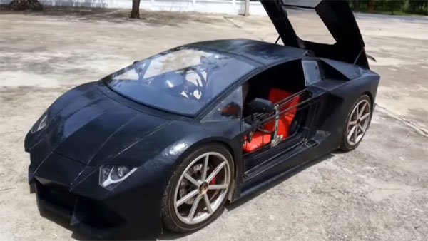 100 ಸಿಸಿ ಬೈಕ್ ಎಂಜಿನ್ನಲ್ಲಿ ದುಬಾರಿ ಬೆಲೆಯ ಲಂಬೋರ್ಗಿನಿ ಕಾರು ನಿರ್ಮಾಣ ಮಾಡಿದ ರೈತ...!! 100 ಸಿಸಿ ಬೈಕ್ ಎಂಜಿನ್ನಲ್ಲಿ ದುಬಾರಿ ಬೆಲೆಯ ಲಂಬೋರ್ಗಿನಿ ಕಾರು ನಿರ್ಮಾಣ ಮಾಡಿದ ರೈತ...!!