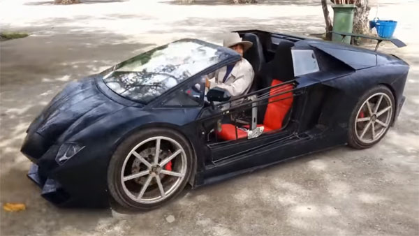 100 ಸಿಸಿ ಬೈಕ್ ಎಂಜಿನ್ನಲ್ಲಿ ದುಬಾರಿ ಬೆಲೆಯ ಲಂಬೋರ್ಗಿನಿ ಕಾರು ನಿರ್ಮಾಣ ಮಾಡಿದ ರೈತ...!! 100 ಸಿಸಿ ಬೈಕ್ ಎಂಜಿನ್ನಲ್ಲಿ ದುಬಾರಿ ಬೆಲೆಯ ಲಂಬೋರ್ಗಿನಿ ಕಾರು ನಿರ್ಮಾಣ ಮಾಡಿದ ರೈತ...!!