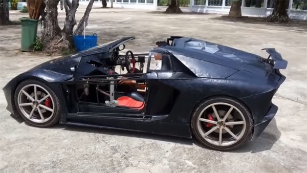 100 ಸಿಸಿ ಬೈಕ್ ಎಂಜಿನ್ನಲ್ಲಿ ದುಬಾರಿ ಬೆಲೆಯ ಲಂಬೋರ್ಗಿನಿ ಕಾರು ನಿರ್ಮಾಣ ಮಾಡಿದ ರೈತ...!! 100 ಸಿಸಿ ಬೈಕ್ ಎಂಜಿನ್ನಲ್ಲಿ ದುಬಾರಿ ಬೆಲೆಯ ಲಂಬೋರ್ಗಿನಿ ಕಾರು ನಿರ್ಮಾಣ ಮಾಡಿದ ರೈತ...!!