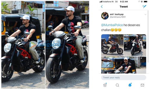 ಹೆಲ್ಮೆಟ್ ಇಲ್ಲದೇ ಬೈಕ್ ರೈಡ್- ಇಕ್ಕಟ್ಟಿಗೆ ಸಿಲುಕಿದ ನಟ ಕುನಾಲ್ ಖೆಮು