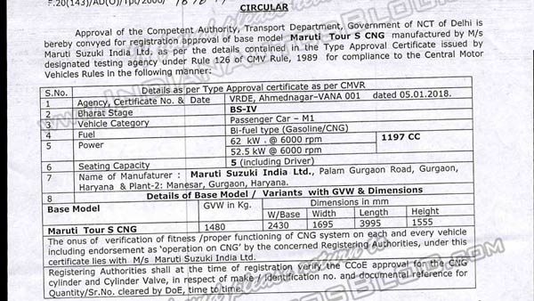 ಬಿಡುಗಡೆಯಾಗಲಿರುವ ಡಿಜೈರ್ ಟೂರ್ ಎಸ್ ಸಿಎನ್‌ಜಿ ಕಾರಿನ ವಿಶೇಷತೆ ಏನು?