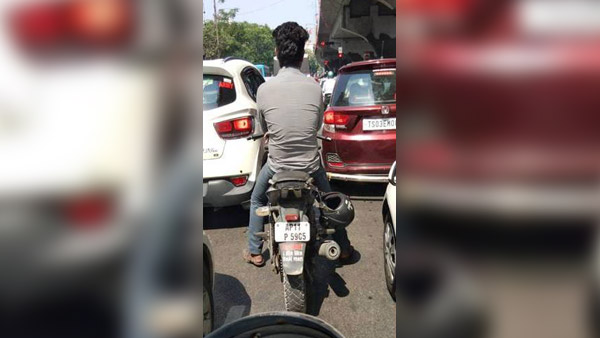 ಟ್ರಾಫಿಕ್ ರೂಲ್ಸ್ ಬ್ರೇಕ್ ಮಾಡಿ ಪೊಲೀಸರಿಂದಲೇ ಟ್ರೋಲ್ ಆದ ಹುಡುಗ..