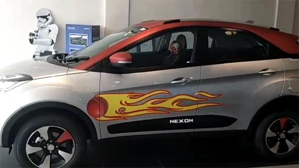 ಡೆಲ್ಲಿ ಡೇರ್ ಡೆವಿಲ್ಸ್ ಥೀಮ್‌ನಲ್ಲಿ ಮಿಂಚಿದ ಟಾಟಾ ನೆಕ್ಸಾನ್ ಐಪಿಎಲ್ ಎಡಿಷನ್