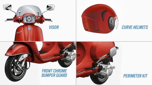 ವೆಸ್ಪಾ ಎಸ್‍‍ಎಕ್ಸ್ಎಲ್ 150 ಮತ್ತು 125 ಈಗ ಮೆತ್ತೆರಡು ಬಣ್ಣಗಳಲ್ಲಿ ಲಭ್ಯ..