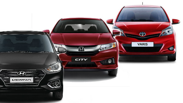 ಟೊಯೊಟಾ ಯಾರಿಸ್ ಕಾರನ್ನು ಹಿಂದಿಕ್ಕಿದ ಹ್ಯುಂಡೈ ವೆರ್ನಾ..