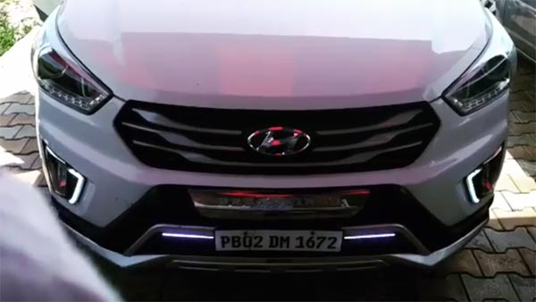 ಕೂಲ್ ಎಲ್ಇಡಿ ಮಾಡಿಫೈ ಗ್ರೀಲ್ ಪಡೆದ ಹ್ಯುಂಡೈ ಕ್ರೇಟಾ ಫೇಸ್‌ಲಿಫ್ಟ್