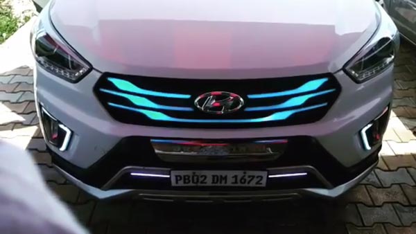 ಕೂಲ್ ಎಲ್ಇಡಿ ಮಾಡಿಫೈ ಗ್ರೀಲ್ ಪಡೆದ ಹ್ಯುಂಡೈ ಕ್ರೇಟಾ ಫೇಸ್‌ಲಿಫ್ಟ್