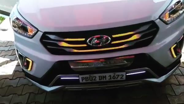 ಕೂಲ್ ಎಲ್ಇಡಿ ಮಾಡಿಫೈ ಗ್ರೀಲ್ ಪಡೆದ ಹ್ಯುಂಡೈ ಕ್ರೇಟಾ ಫೇಸ್‌ಲಿಫ್ಟ್