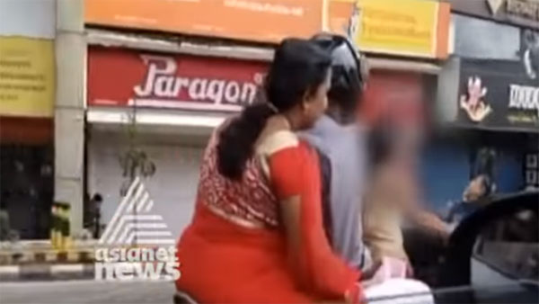 ಸ್ಕೂಟರ್ ಚಾಲನೆ ವೇಳೆ ಈತ ಮಾಡಿದ ಕೆಲಸ ಎಷ್ಟರ ಮಟ್ಟಿಗೆ ಸರಿ.?