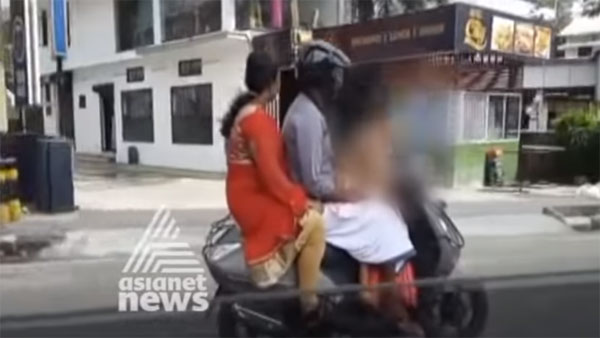 ಸ್ಕೂಟರ್ ಚಾಲನೆ ವೇಳೆ ಈತ ಮಾಡಿದ ಕೆಲಸ ಎಷ್ಟರ ಮಟ್ಟಿಗೆ ಸರಿ.?