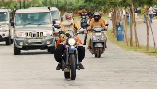 ಸದ್ಗುರು ಮತ್ತು ರಾಮ್‍ದೇವ್ ಬಾಬಾರವರ ಬೈಕ್ ಸವಾರಿ..