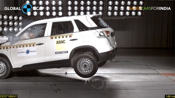 ಸುರಕ್ಷಾ ರೇಟಿಂಗ್‌ನಲ್ಲಿ ಉತ್ತಮ ರೇಟಿಂಗ್ ಗಿಟ್ಟಿಸಿಕೊಂಡ ಮಾರುತಿ ಸುಜುಕಿ ಬ್ರೆಝಾ